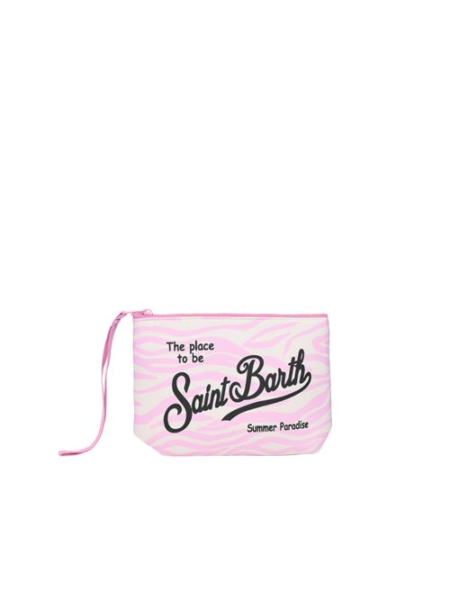 Pochette Aline in scuba con fantasia zebrata Mc2 Saint Barth | ALIN00101816L